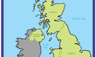 Map of the UK