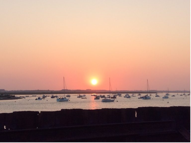 Sunset over Bawdsey